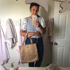 Cole Haan Tan Leather Tote